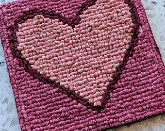 Salvamanteles con gancho para armario / Corazones de San Valentín / Decoración del hogar de temporada