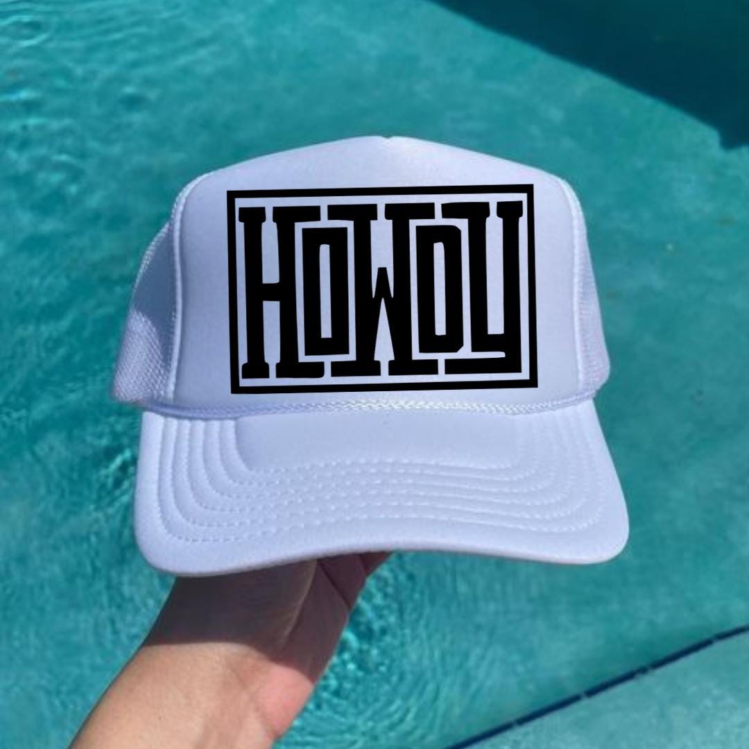Howdy Trucker Hat, Retro Western Trucker, Save A Horse, Gift  display picture 1