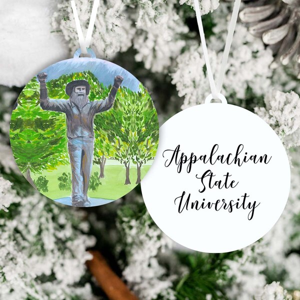 App State Christmas Ornament Etsy
