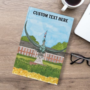 CUSTOM University Journal | Watercolor Painting Journal Cover
