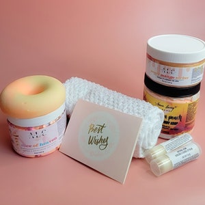 Organic Self Care Spa Gift, Time to Relax Spa Gift Box, Natural Bath & Body Skincare Basket for Women, Cozy Care Package, Thinking of You