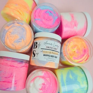 Foaming Whipped Soap, Whipped Shaving Cream, Creamy Bath Soap, Whipped Bath Butter, All Natural Body Wash, Fluffy Bath Whip, Gifts for Her