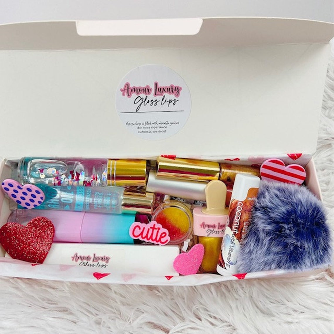 Lip Gloss Bundle Cute Lip Gloss Package Self Care Lip Gloss Etsy