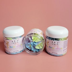 Pfirsich Apfel Körperbutter, nicht fettende Sheabutter & Mango Körperbutter, Bio-Körperfeuchtigkeitscreme für trockene Haut, Selbstpflegegeschenk für sie