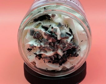 Cookies & Cream Whipped Soap, Vegan Body Wash with Avocado Oil