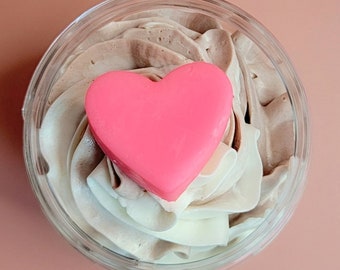 Coffee Vanilla Sugar Whipped Body Butter, Non-Greasy Whipped Shea & Mango Body Butter, Natural Moisturizer, Body Lotion, Gifts for Her