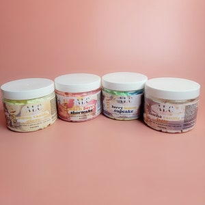 Feuchtigkeitsspendende geschlagene Körperbutter, nicht fettende geschlagene Shea- und Mango-Körperbutter, organische Körperfeuchtigkeitscreme für trockene Haut, Selbstpflegegeschenk für sie