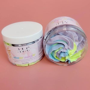 Jasmine & Cherry Blossom Whipped Body Butter, Non-Greasy Whipped Shea and Mango Body Butter, Natural Moisturizer, Body Lotion, Gifts for Her