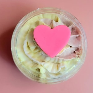 Pineapple Coconut Whipped Body Butter, Non-Greasy Whipped Shea and Mango Body Butter, Natural Moisturizer, Organic Body Lotion, Gift for Her