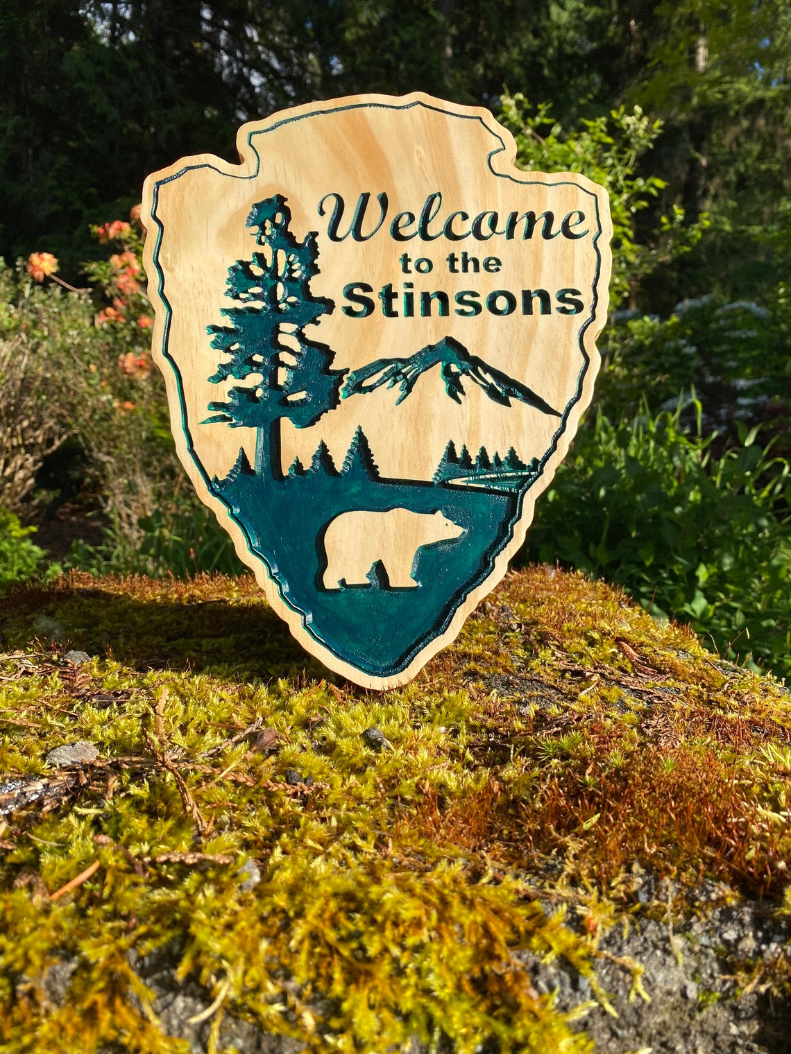 Custom National Park Inspired Family Welcome Sign - Etsy