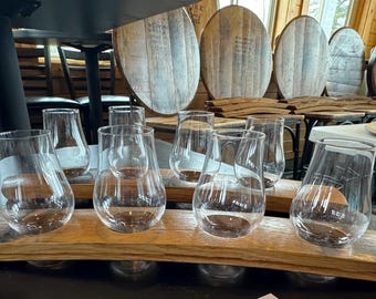 Glencairn Bourbon Whiskey Barrel Stave Tasting Flight - Glencairn - Bourbon - Whiskey - Barrel - Stave - Flight