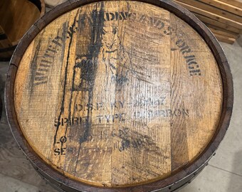 Bourbon Barrel Cabinet - White Dog Trading - LOCAL PICKUP ONLY