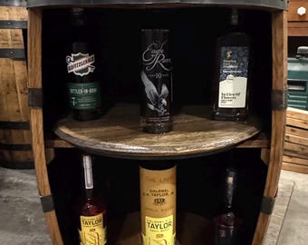 Bourbon Barrel Cabinet - Louisville Distilling - LOCAL PICKUP ONLY