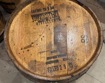 Bourbon Barrel Cabinet - Buffalo Trace - LOCAL PICKUP ONLY
