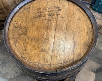 Bourbon Barrel Cabinet - Buffalo Trace - LOCAL PICKUP ONLY