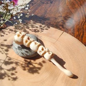 Mini Skull Stack-krydda Liten kryddsked