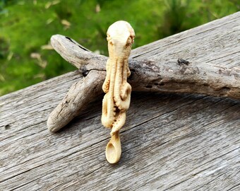 Mini Octopus Condiment Tiny Spice Spoon