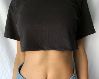 gildan crop top
