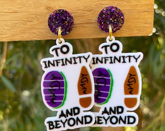 Nostalgic Toy Friends Character Resin Dangle Earrings/Novelty animated look Dangle Earrings