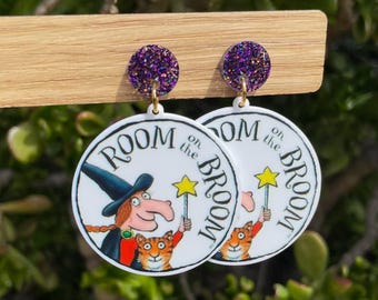 Book Week Stick Character Earrings/Witch character earrings/Horse character earrings/Dragons Love Tacos Dangle Earrings/ Book Week earrings