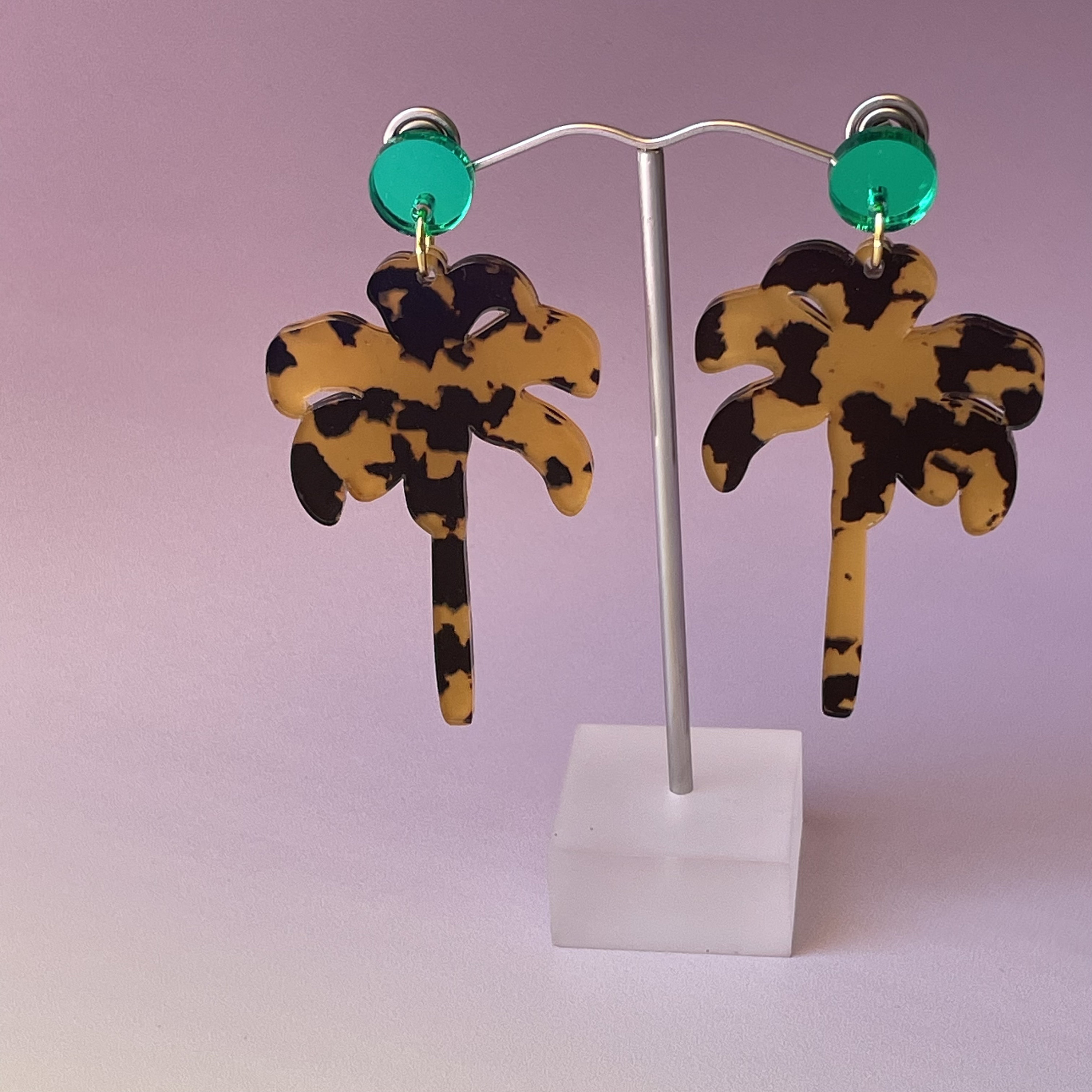 Palm 2024 leaf earrings