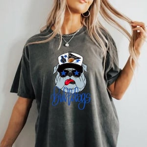 Comfort Color Shirt, Womens Comfort Color, School Mascot Shirts, bulldogs trucker Tee, Bulldogs T-Shirt, Bulldogs Football Tee, Bulldogs