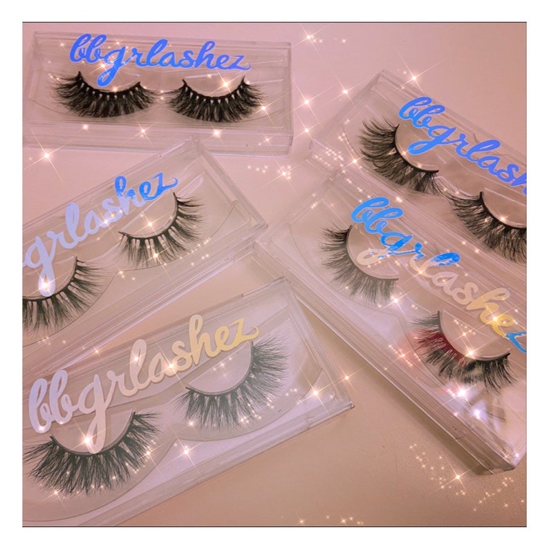 20 Pack Eyelash labels Business Labels Eyelash Case Labels Etsy