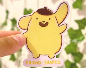 Friend-Shaped Sticker