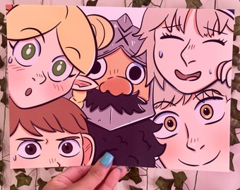 Dungeon Meshi Crowd Print