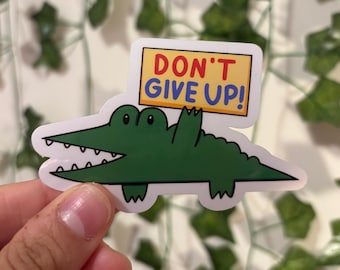 ¡No te rindas! Pegatina del gran desafío