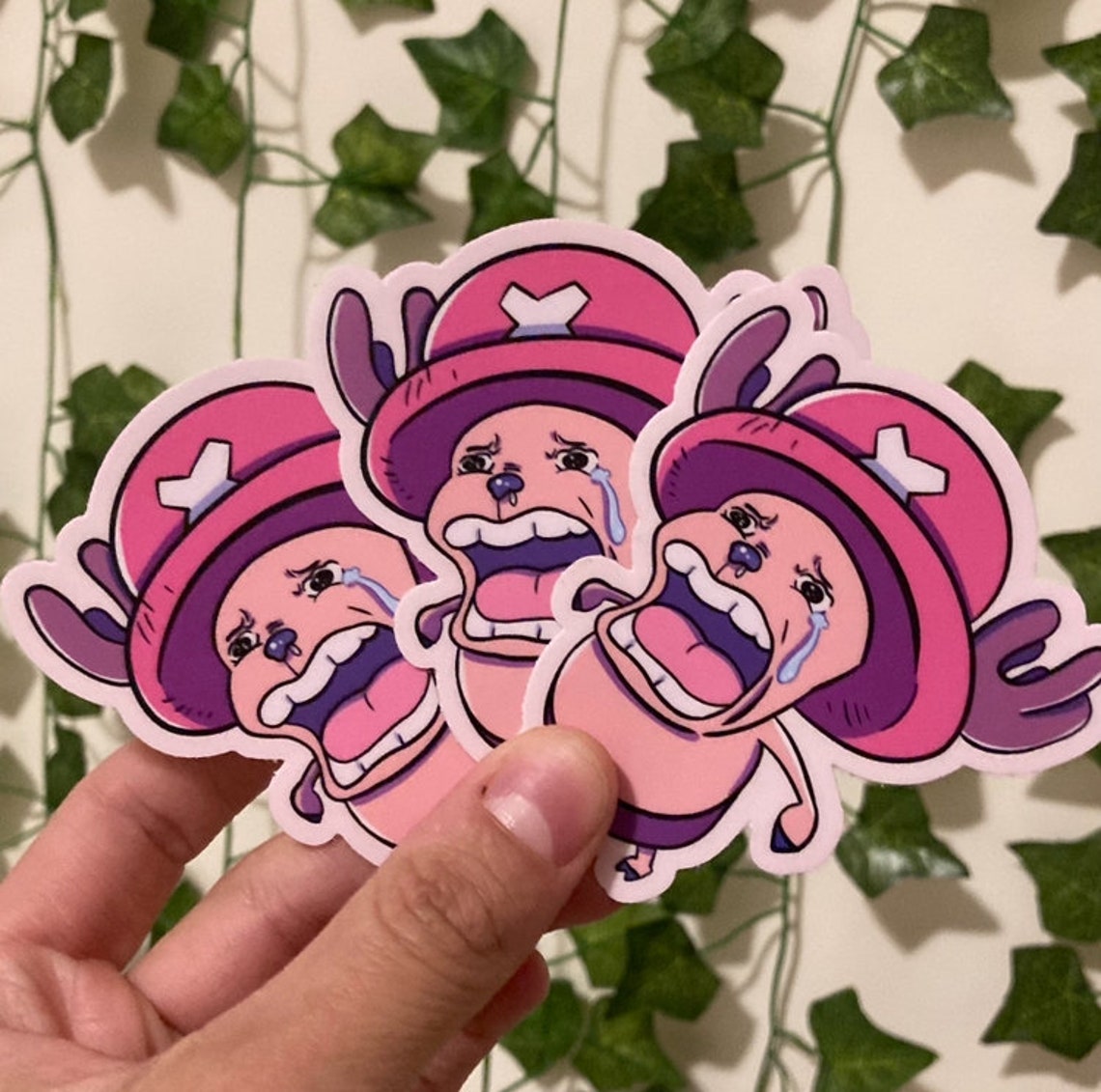 Crying Chopper Sticker | One Piece - Etsy