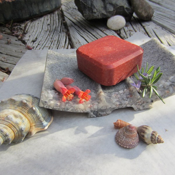 Sunset - Shampoo Bar for Oily Hair with Moroccan Lava Clay & Rosemary Essential Oil