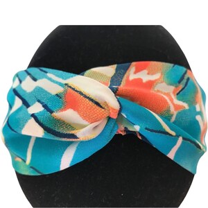 Dubbele hoofdband / bloem hoofdband / gekleurde hoofdband / elegante en glamoureuze hoofdband / vrouwen hoofdband / katoenen hoofdband / fancy hoofdband / hoofdband / twist