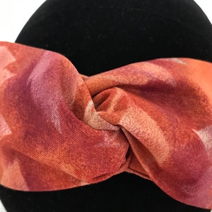 Dubbele hoofdband / bloem hoofdband / gekleurde hoofdband / elegante en glamoureuze hoofdband / vrouwen hoofdband / katoenen hoofdband / fancy hoofdband / hoofdband / twist