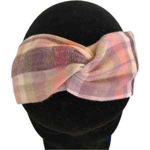 Dubbele hoofdband / bloem hoofdband / gekleurde hoofdband / elegante en glamoureuze hoofdband / vrouwen hoofdband / katoenen hoofdband / fancy hoofdband / hoofdband / twist