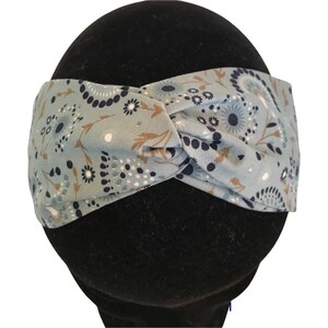 Dubbele hoofdband / bloem hoofdband / gekleurde hoofdband / elegante en glamoureuze hoofdband / vrouwen hoofdband / katoenen hoofdband / fancy hoofdband / hoofdband / twist