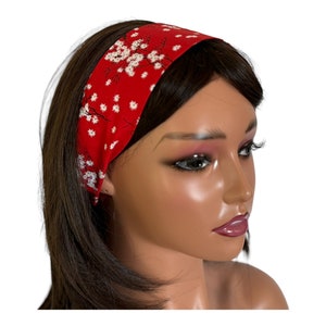 Simple headband/flowered headband/colorful headband/elegant/glamorous headband/women&#39;s headband/headband/cotton/Japanese/Asian headband