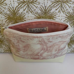 Handgefertigtes Set, Federmäppchen, Aquarell, feminine Essentials, Mini-Make-up-Set, mädchenhaft, Beutel, Geschenk für Frauen, Geschenk für Oma und Mutter