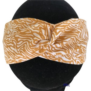 Dubbele hoofdband / bloem hoofdband / gekleurde hoofdband / elegante en glamoureuze hoofdband / vrouwen hoofdband / katoenen hoofdband / fancy hoofdband / hoofdband / twist