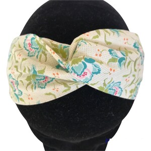 Dubbele hoofdband / bloem hoofdband / gekleurde hoofdband / elegante en glamoureuze hoofdband / vrouwen hoofdband / katoenen hoofdband / fancy hoofdband / hoofdband / twist