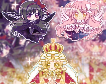 Puella Magi Ultimate Holy Demon - chibi holographic stickers