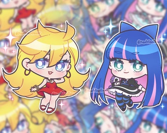 Anarchy Sisters - chibi holographic stickers