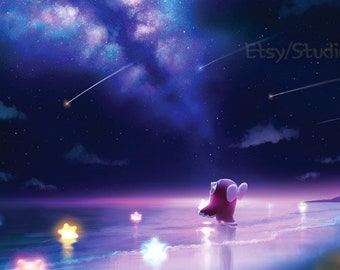 Animal Crossing New Horizon Series Celeste _ Print Poster