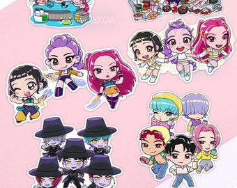 Huntrix  Saja Boys - Kpop Idol Stickers