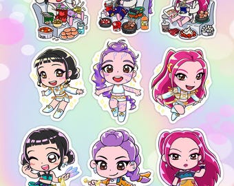 Huntrix - Kpop Idol Stickers