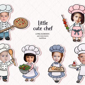 Chef Yourself Face Photo, fügen Sie Ihr eigenes Foto Bild hinzu