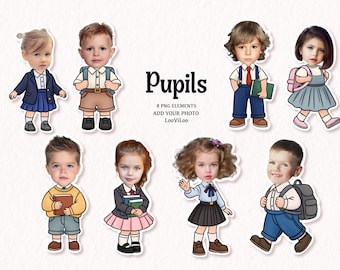 Pupils Face Blank, Yourself Face Photo, Add your Own Photo Picture