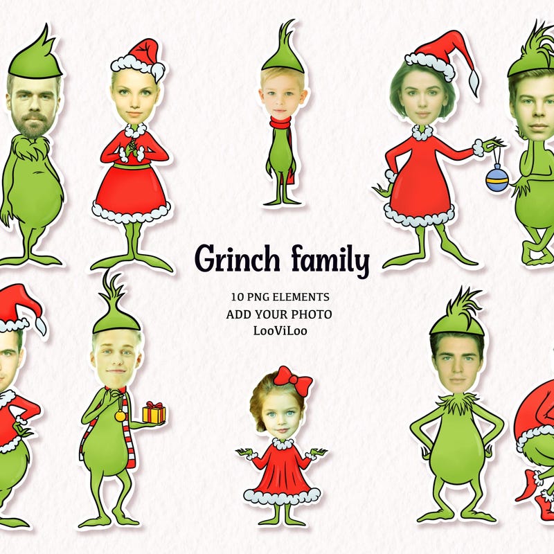 Grinch Cut Out - Etsy