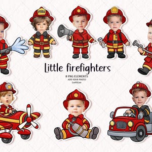 Firefighters YourSelf DIY, je eigen foto toevoegen, decor verjaardagsfeestje, fotoknutselen