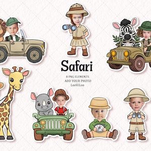 Safari theme, Add your Own Face, Yourself Face Photo